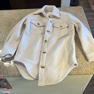 Artizia Wilfred Free Cream Button Up Jacket